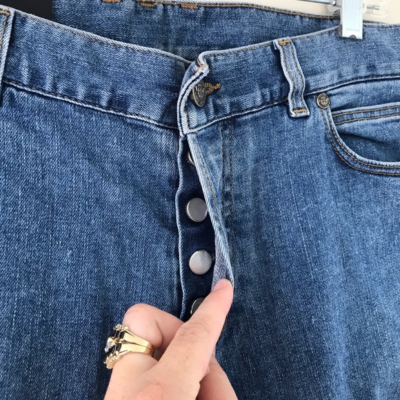 Balmain Paris Men’s Denim Jeans Crystal Knee Patches Slim Fit Size 30 - Picture 10 of 10